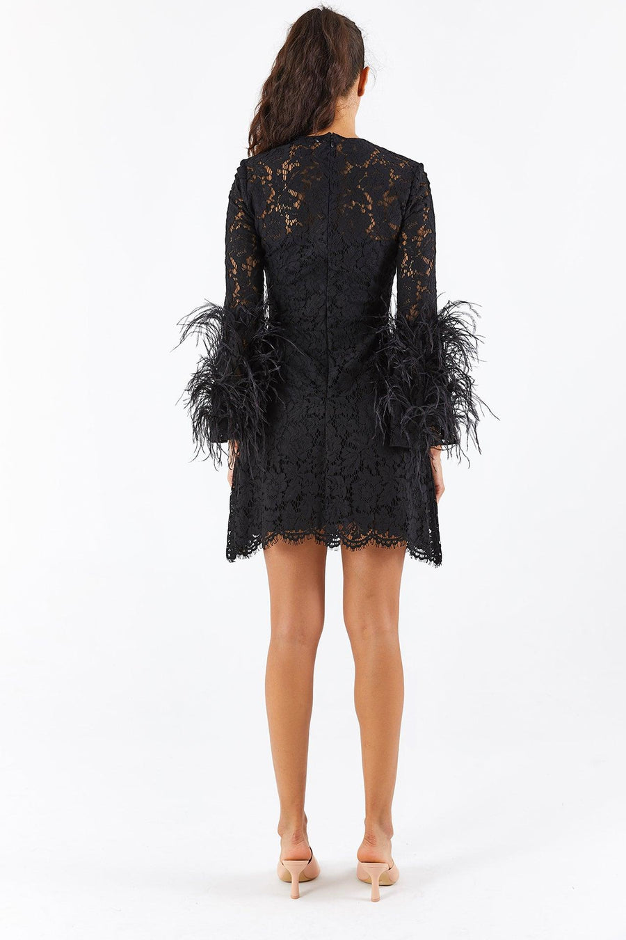 Furla Mini Laced Dress | Black - Mergim