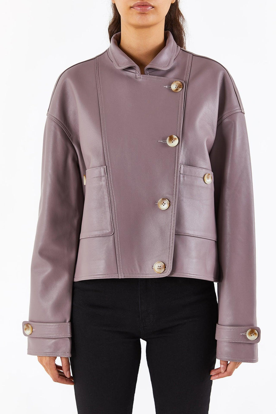 Vera Leather Jacket - Mergim