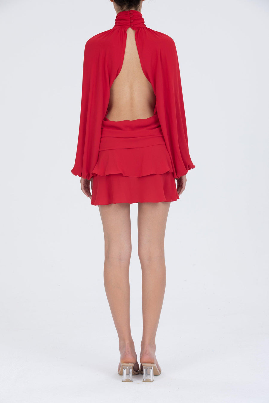 Roma Mini Dress | Red - Mergim