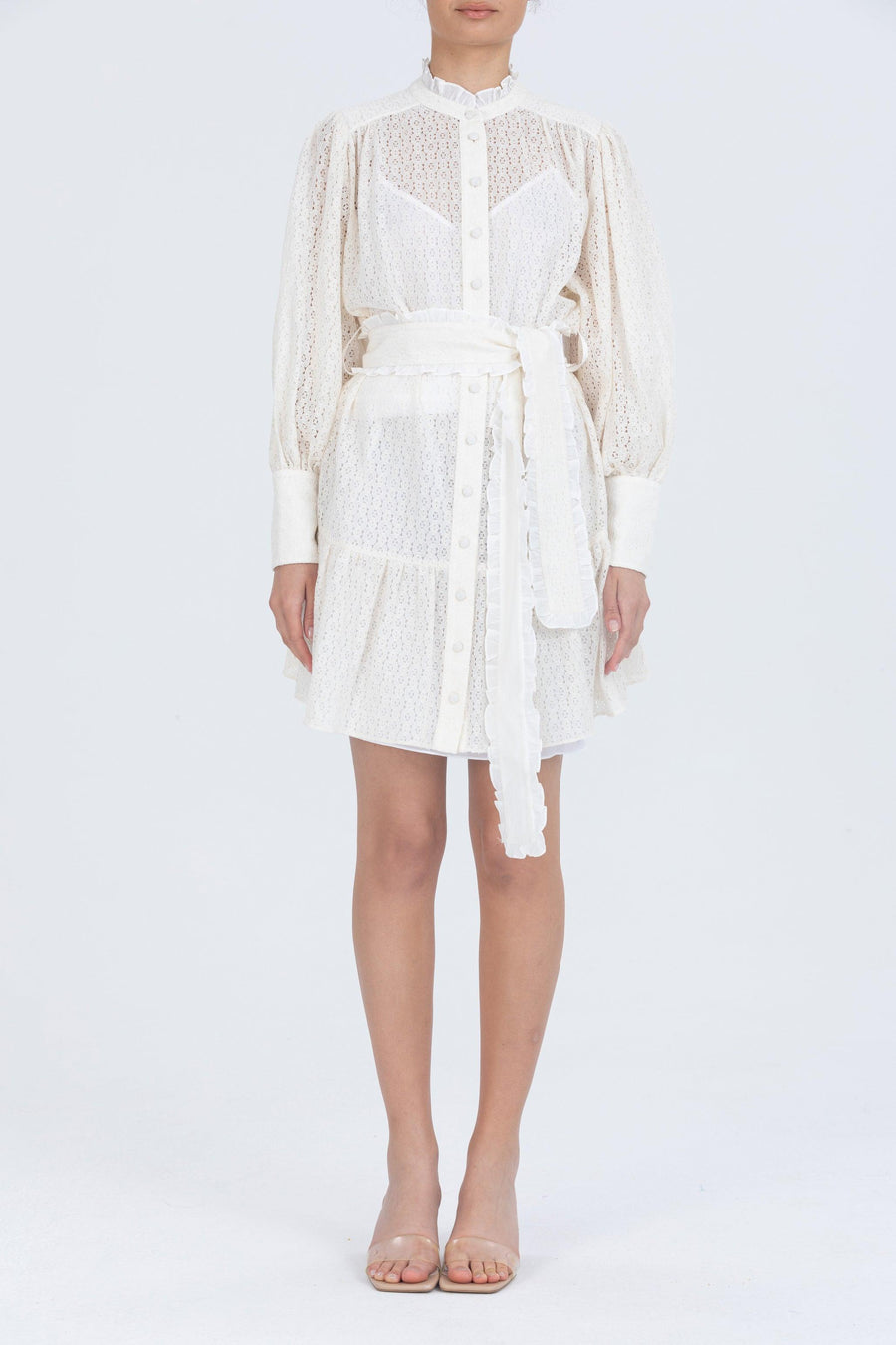 Jasmine Mini Dress | Off White - Mergim