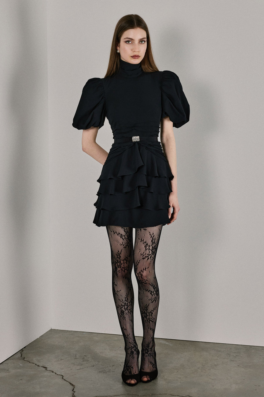 Faye Puff Sleeved Mini Dress