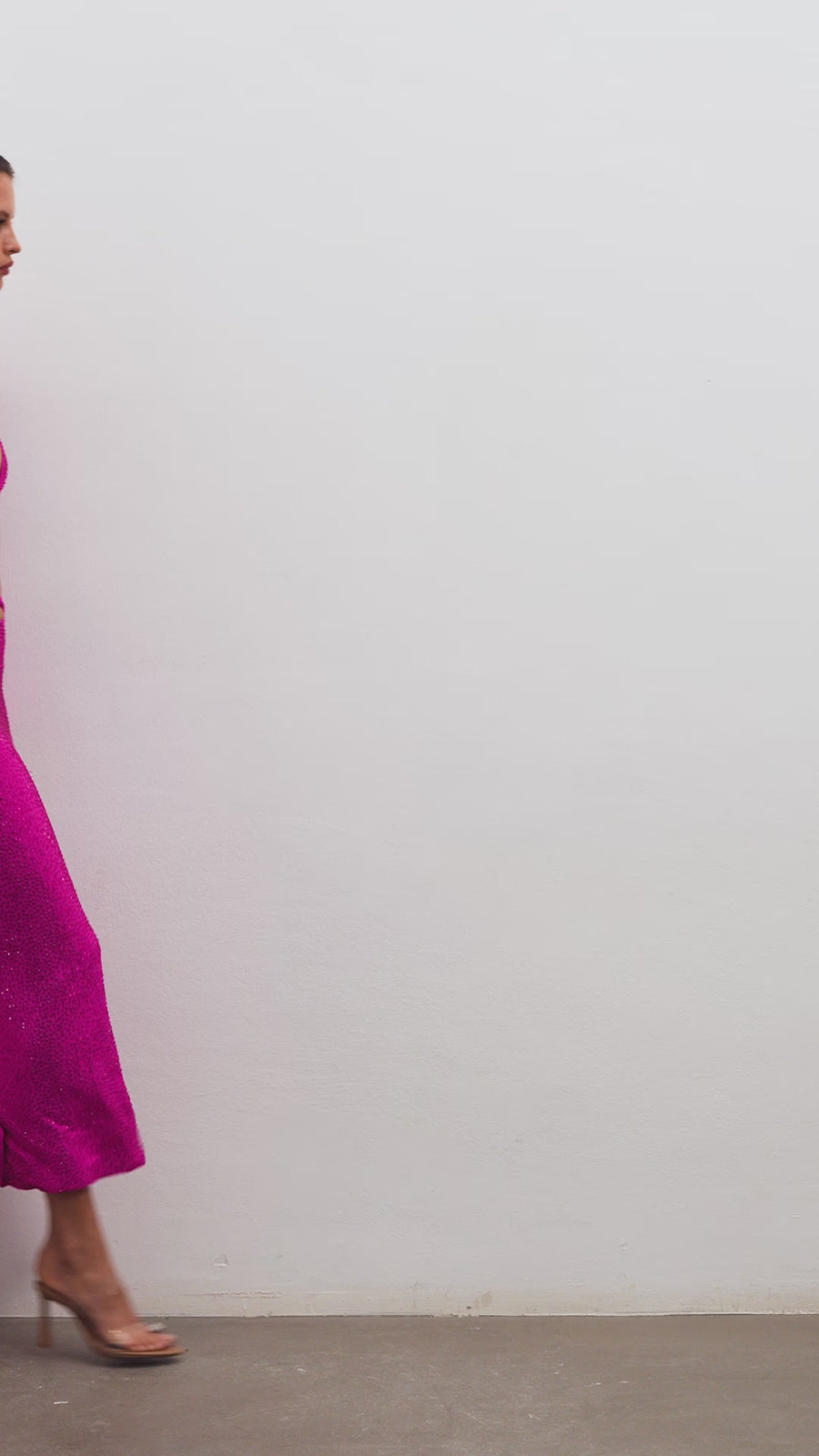 Kira Maxi Skirt with Extra Ties | Fuschia