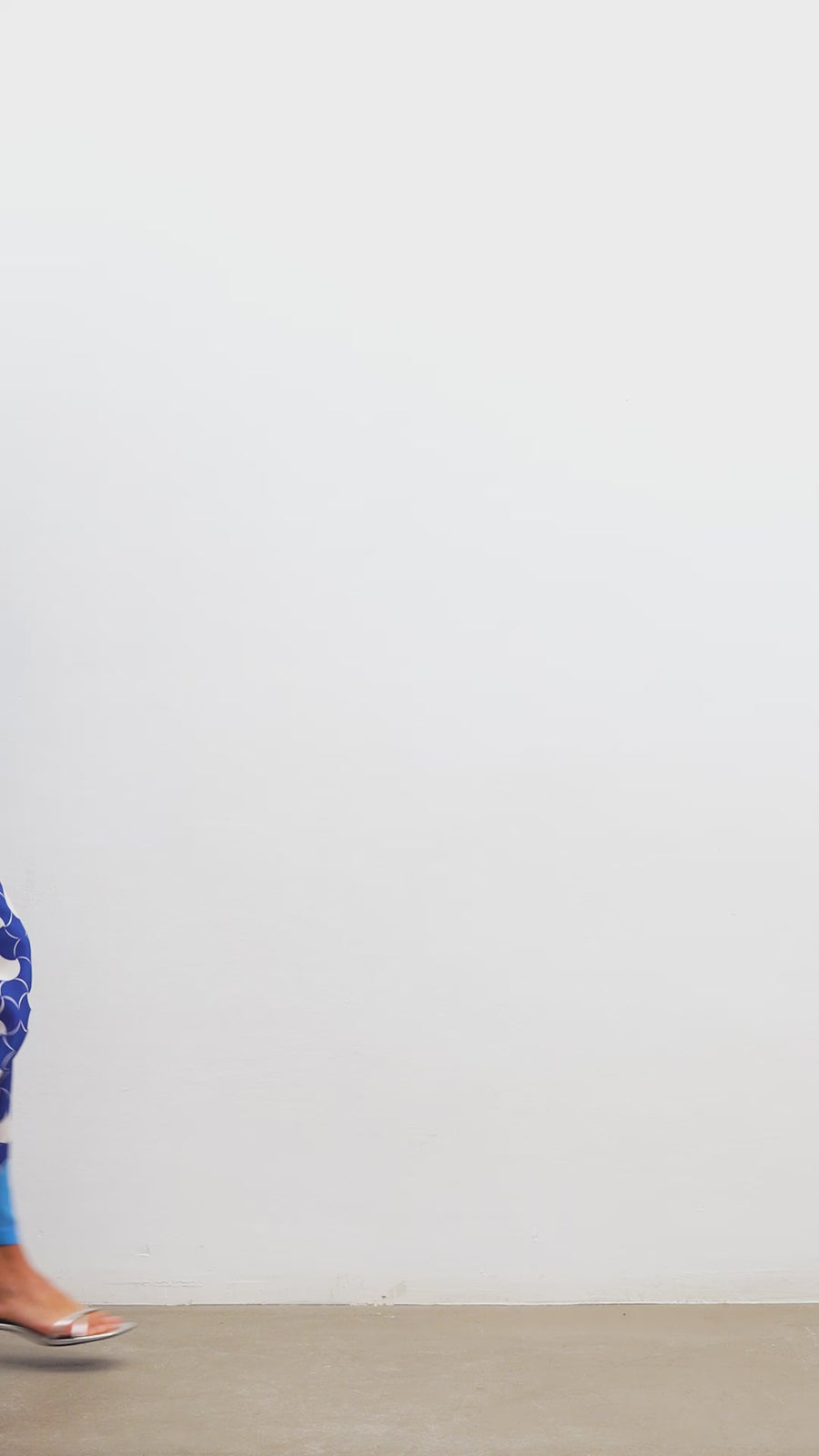 Amelia Silk Pants | Navy & Blue