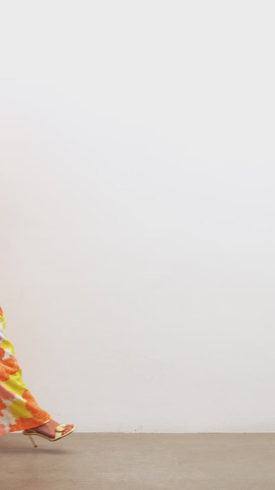 Franca Linen Shirt | Orange & Yellow