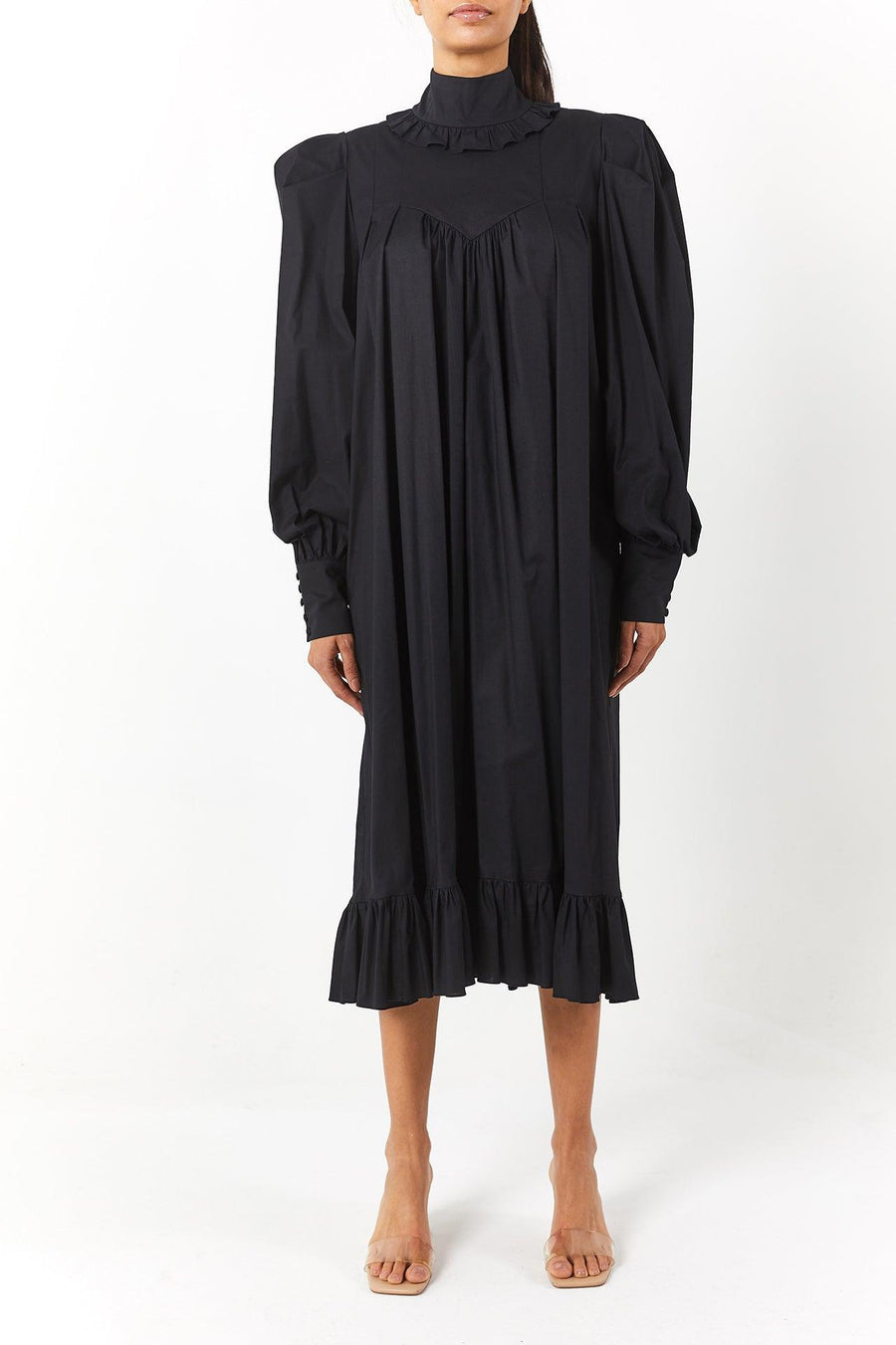 Lulu Maxi Dress | Black - Mergim