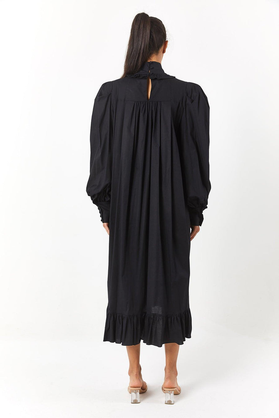 Lulu Maxi Dress | Black - Mergim