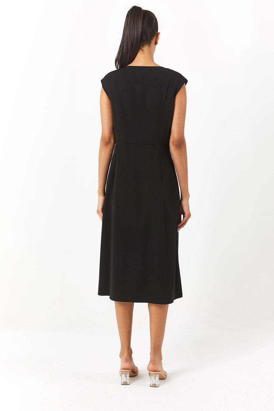 Rovana Dress | Black - Mergim