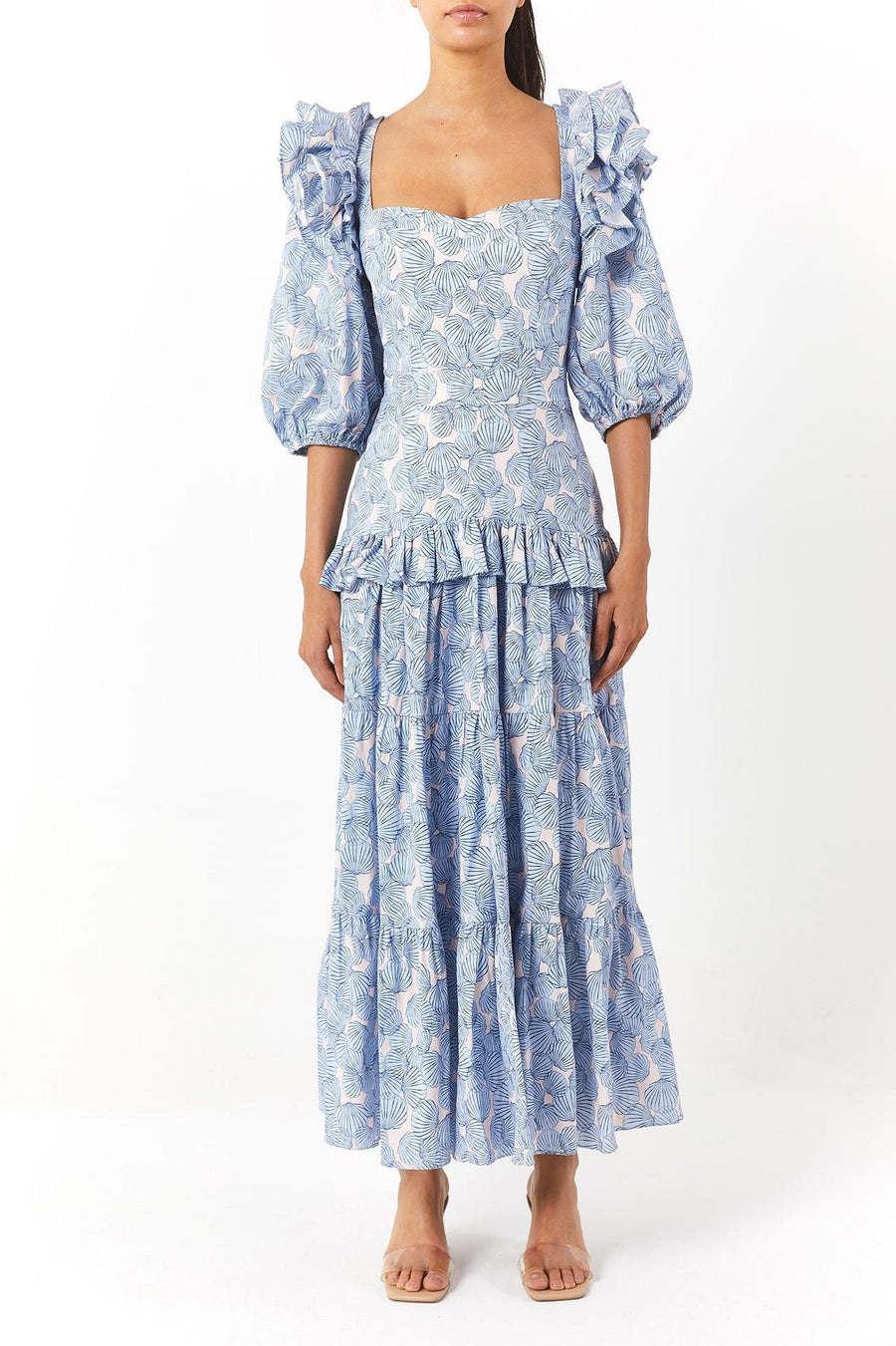 Salvana Dress | Blue&White - Mergim