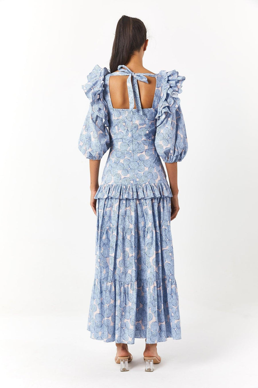 Salvana Dress | Blue&White - Mergim