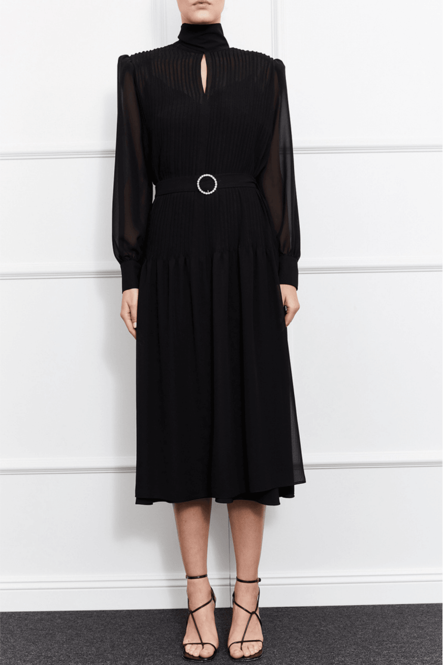 Kelsey Maxi Dress (Black) - Mergim