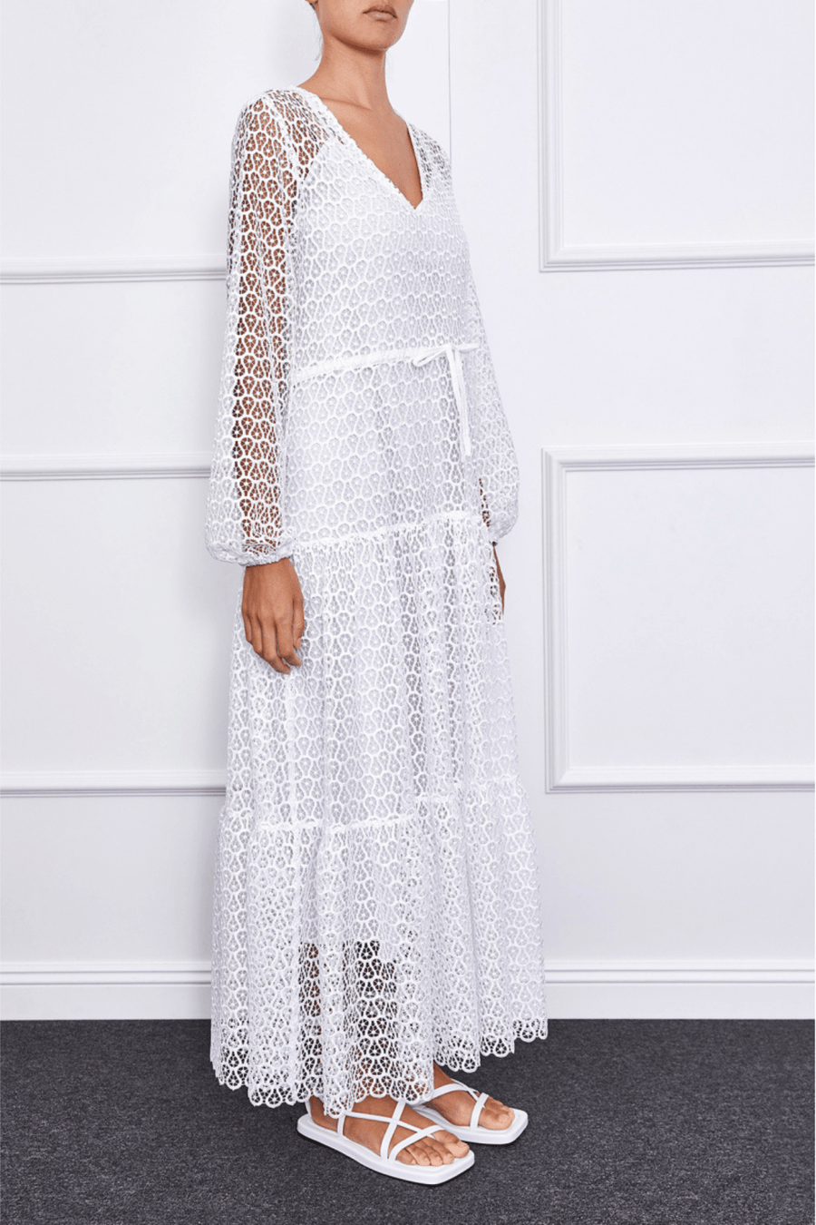 Arielle Dress | White - Mergim