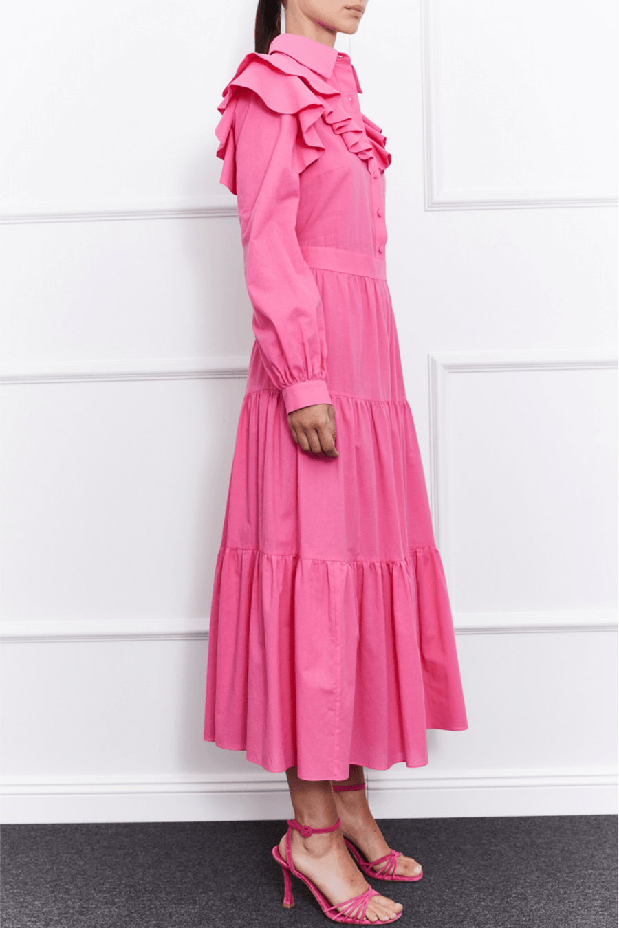 Liana Dress (Pink) - Mergim