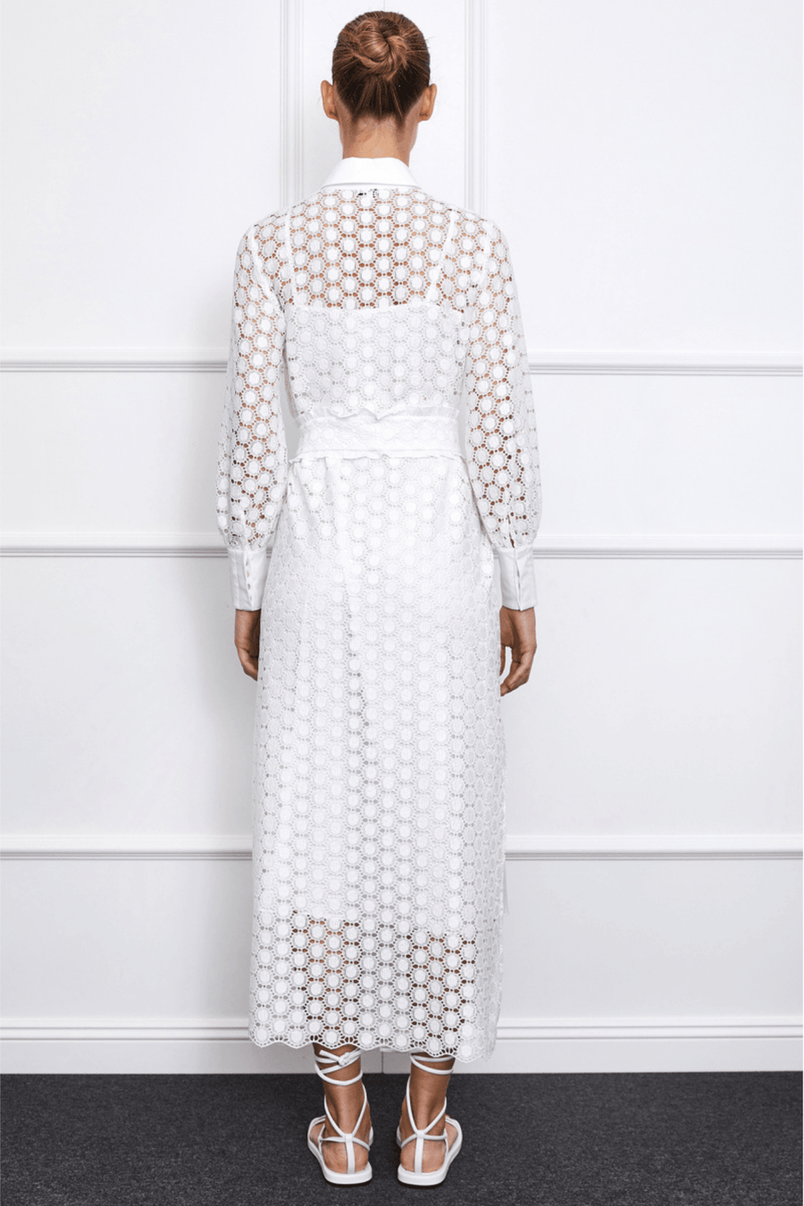 Blaire Maxi Dress (White III) - Mergim