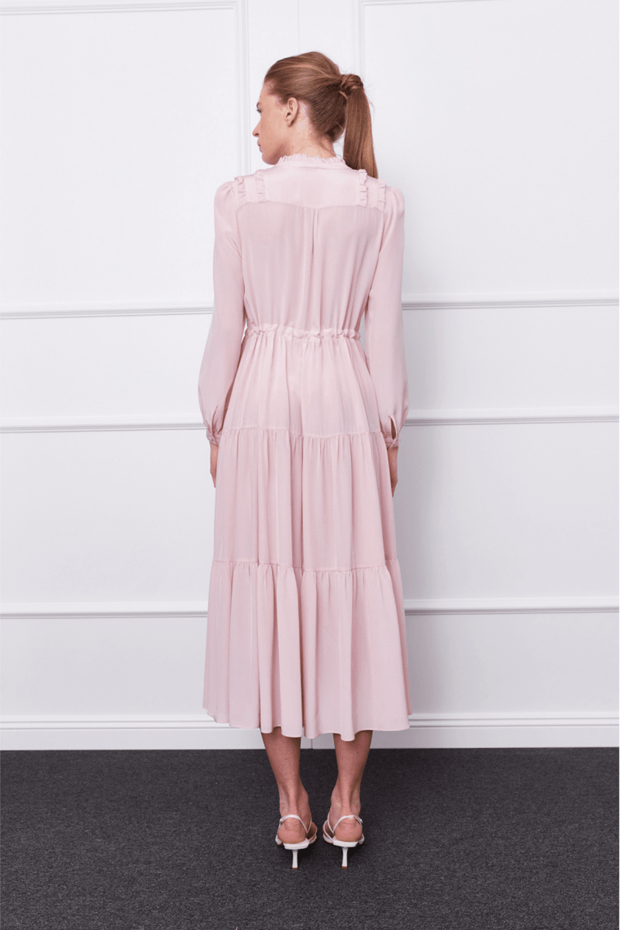 Harper Dress (Pink) - Mergim