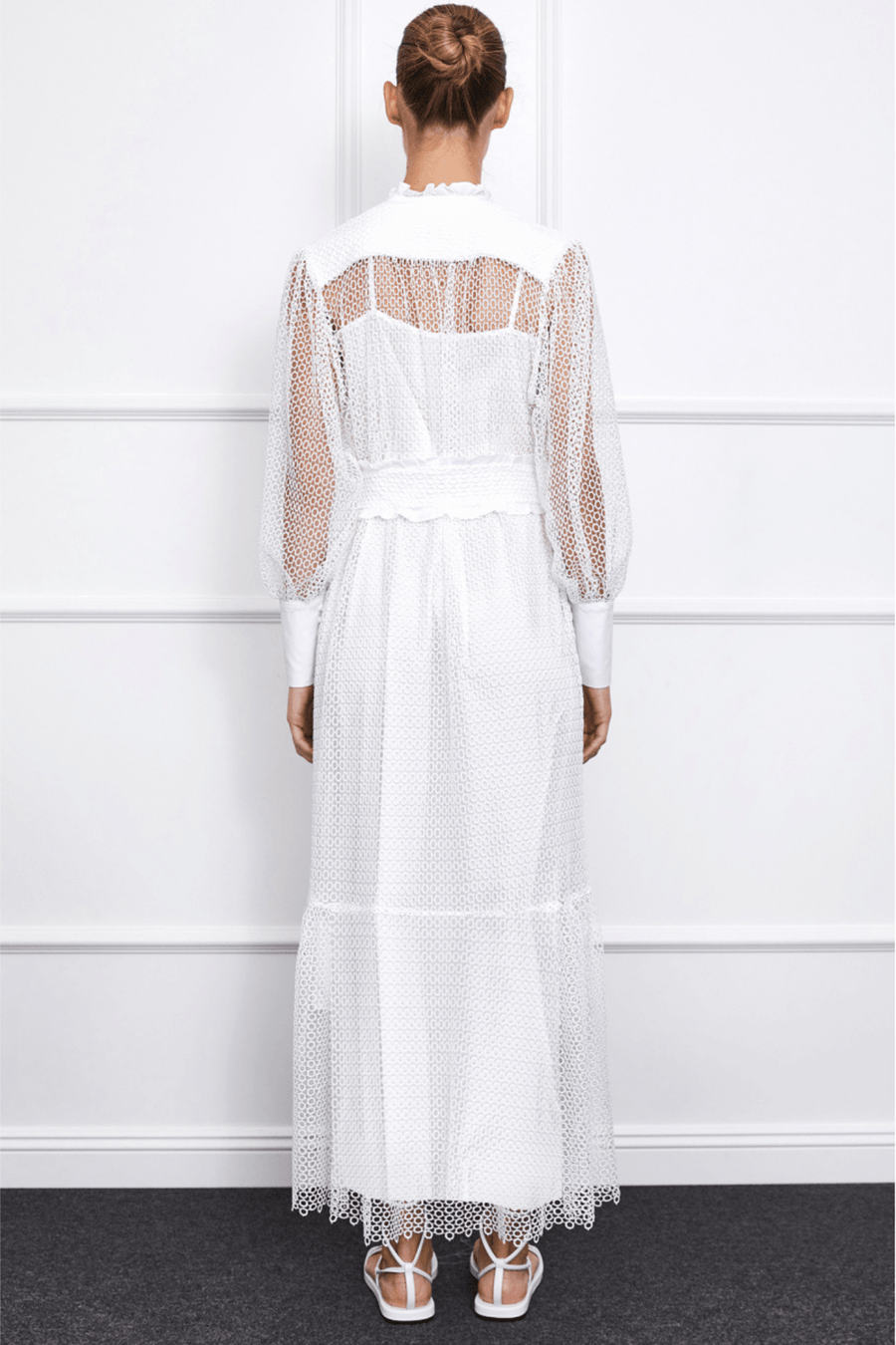 Jasmine Maxi Dress | White III - Mergim