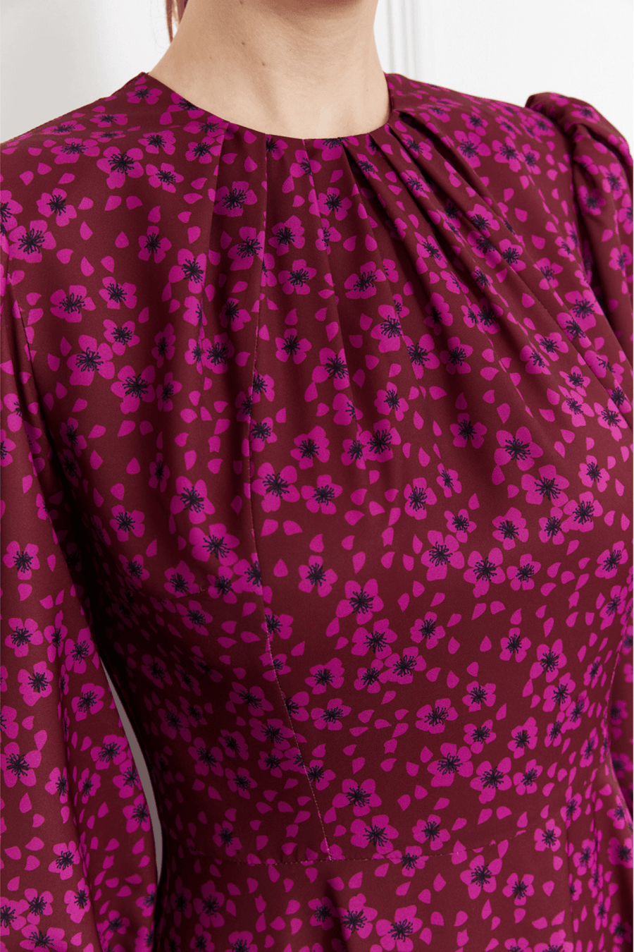 Ulla Long Sleeve Dress (Multicolor) - Mergim