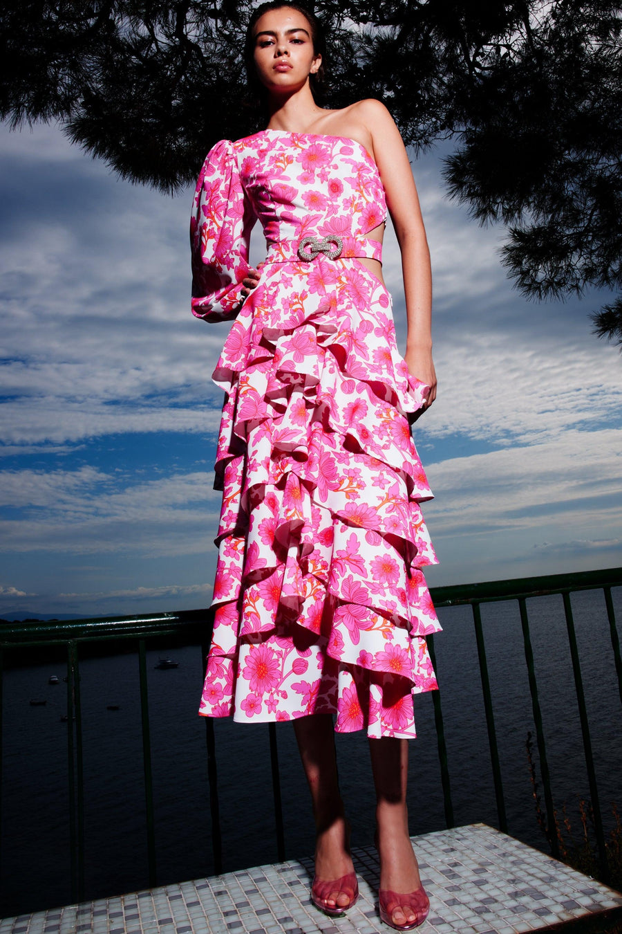 Primrose Dress | Hot Pink
