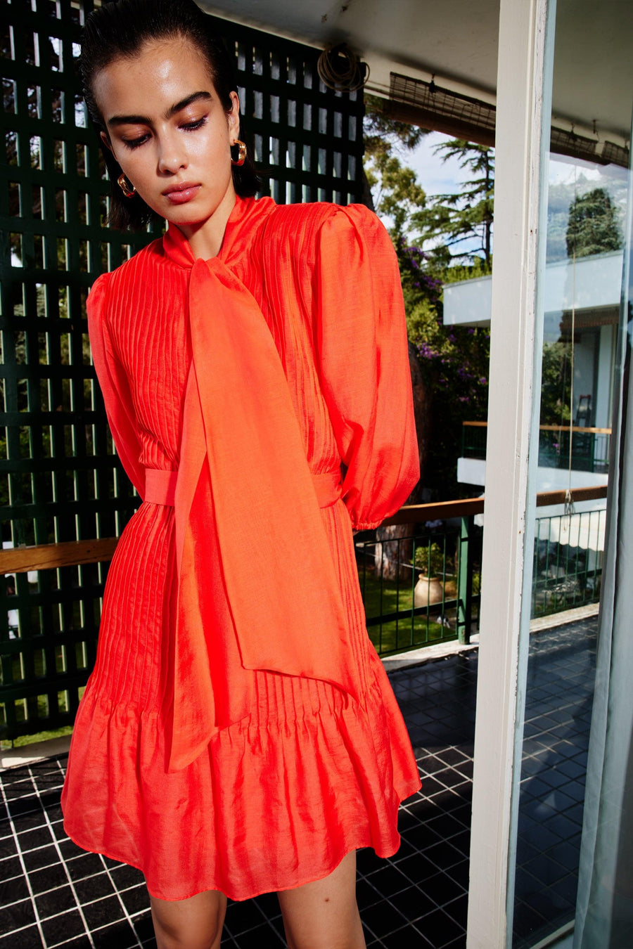 Kendall Mini Dress | Orange - Mergim