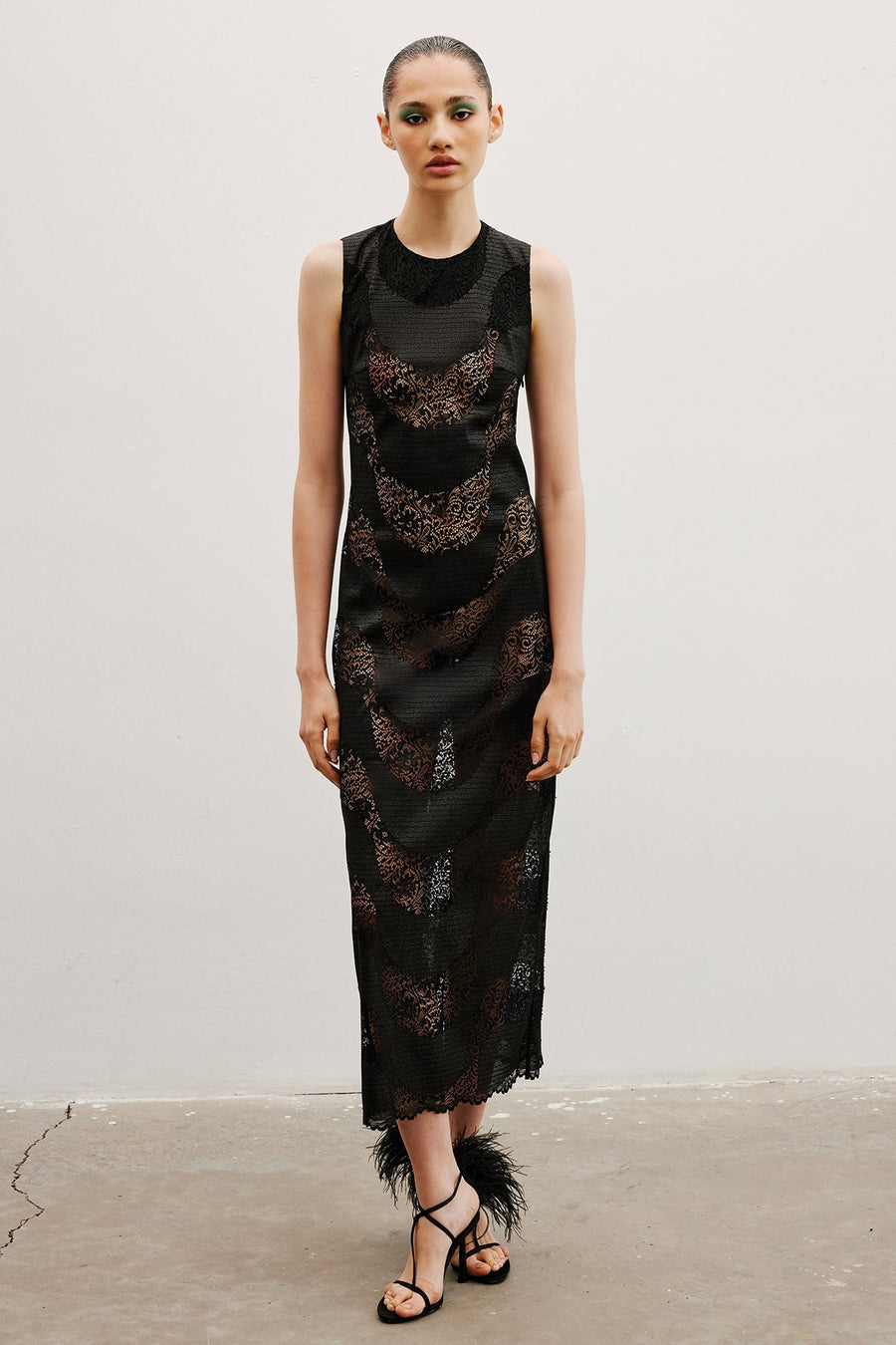 Rebecca Lace Dress | Black