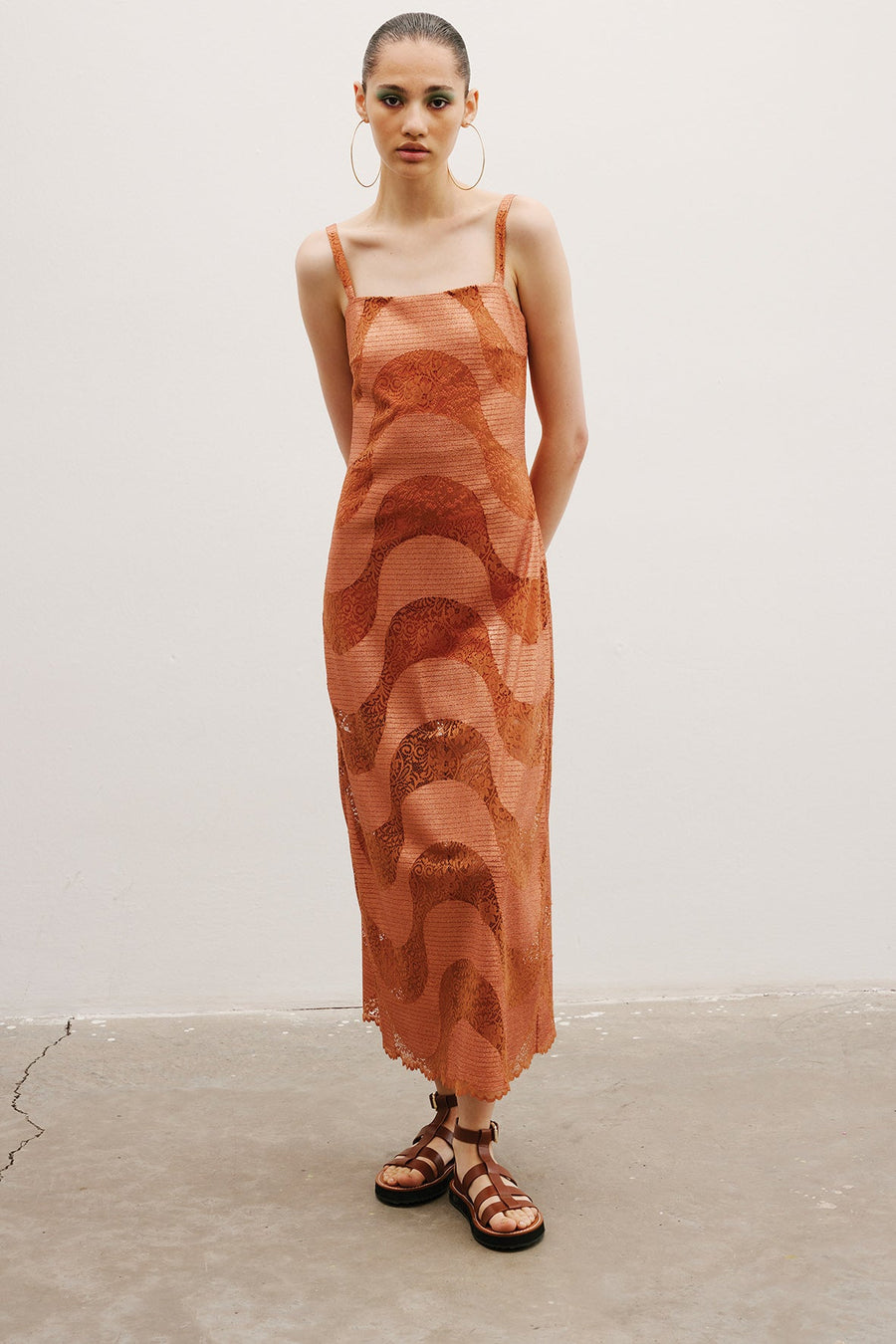 Adele Lace Dress | Copper