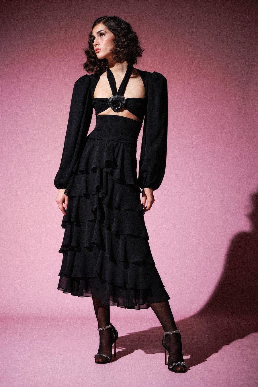 Rosaline Dress | Midnight Black - Mergim